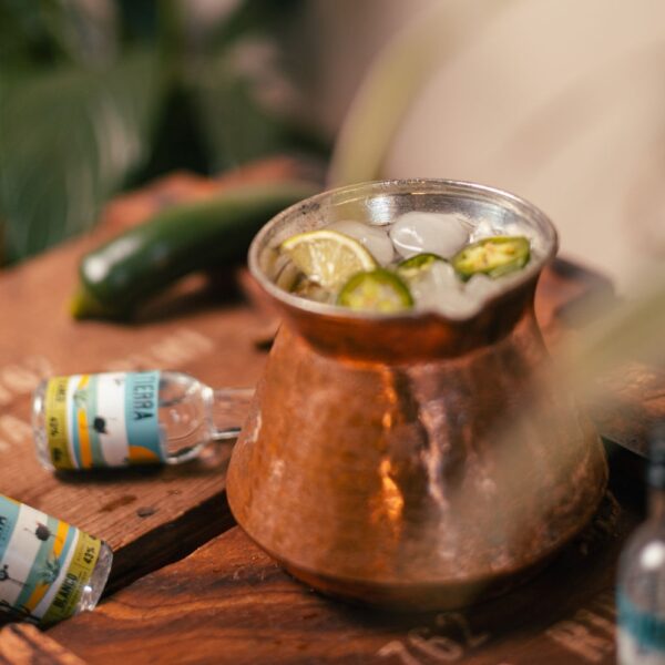 Blanco mini tequila South Africa Moscow Mule cocktail with Karoo agave.
