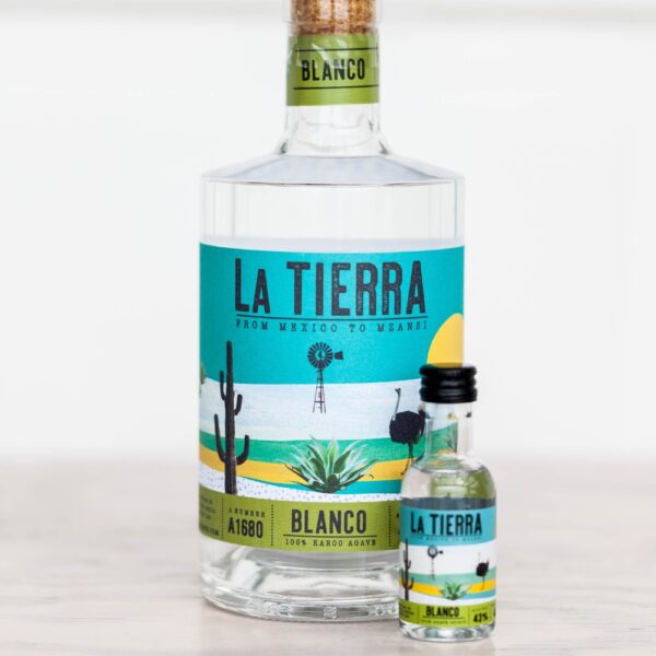 Blanco mini tequila South Africa lifestyle photo with crisp tones.